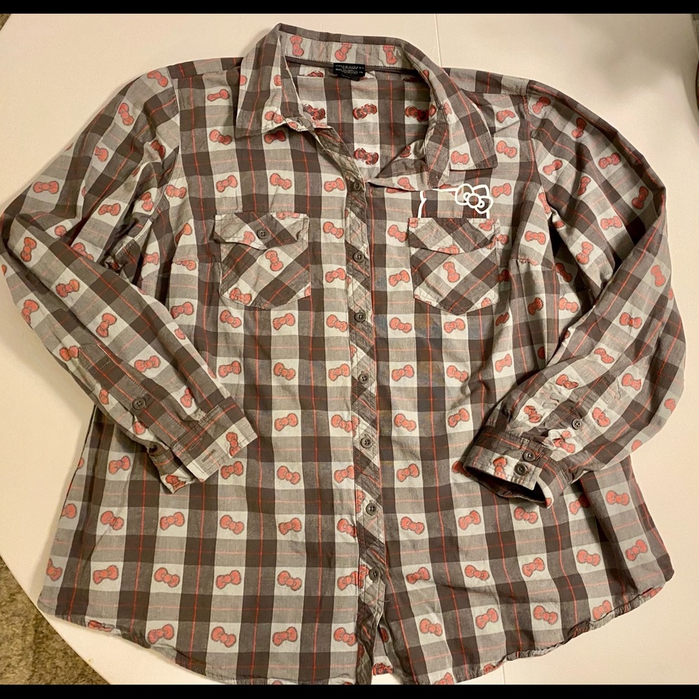Torrid Hello Kitty Button Down Shirt